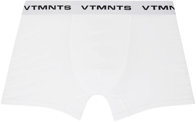 Bokserice VETEMENTS Logo-Woven Boxer Briefs Bijela | VL22UN300W
