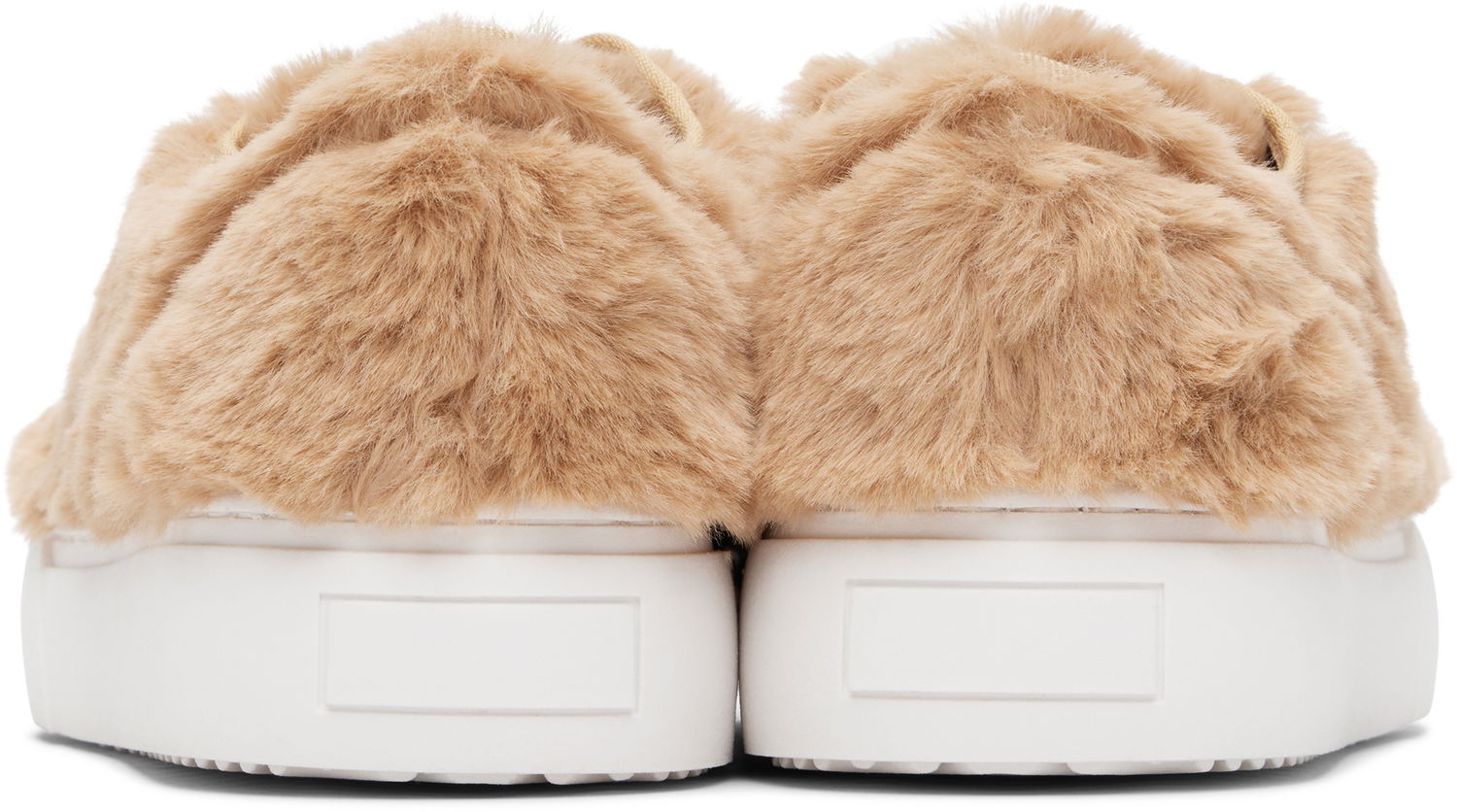 Tenisice i cipele Marni Marni Kids Faux-Fur Bež | 82034, 1