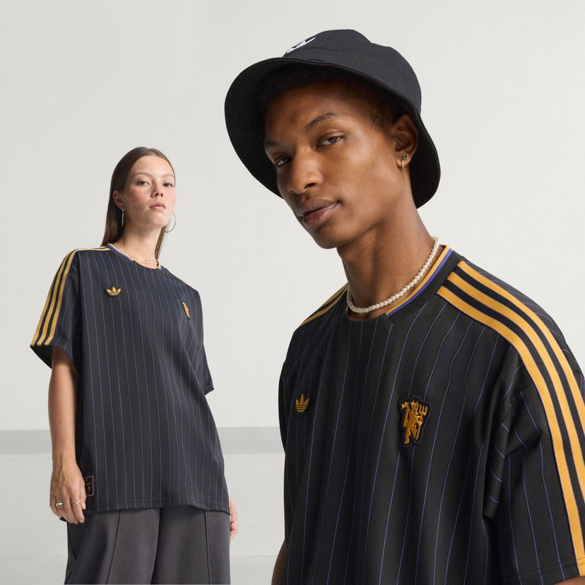 Dres adidas Performance Manchester United Terrace Icons Jersey Crna | JN2818