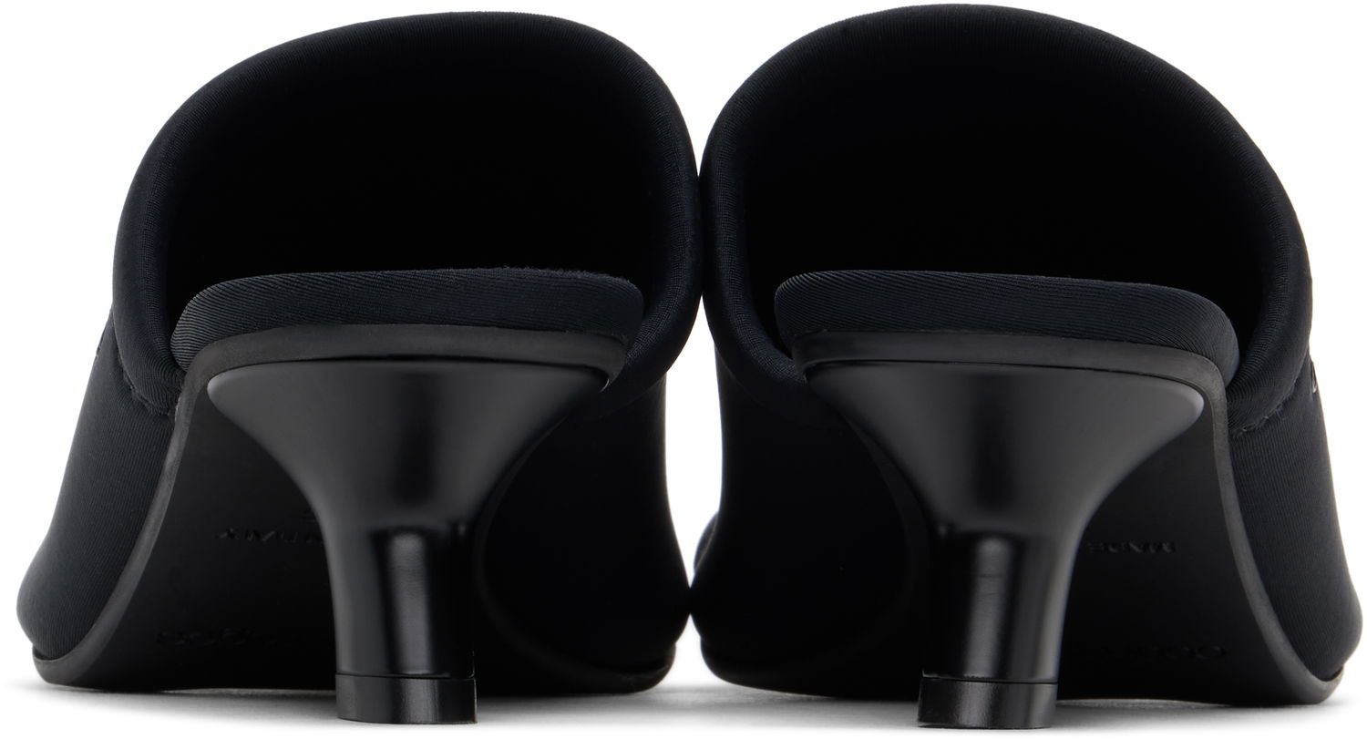 Tenisice i cipele Courrèges Courrèges Wet Scuba Heeled Mules Crna | 125SSD029NE0006, 1