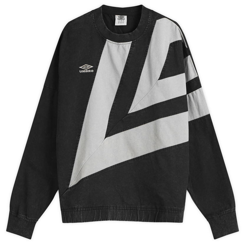 Dukserice Umbro Washed Diamond Drill Sweatshirt Crna | 66640U-NBA
