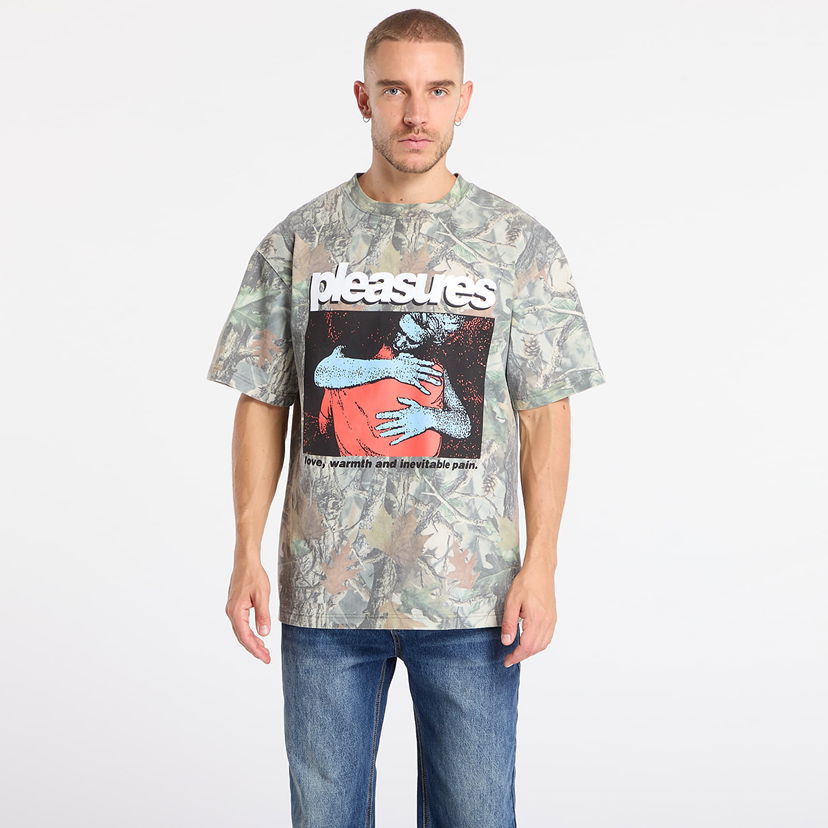 Majica kratkih rukava Pleasures T-Shirt Embrace Camo Višebojno | P25F077-CAMO