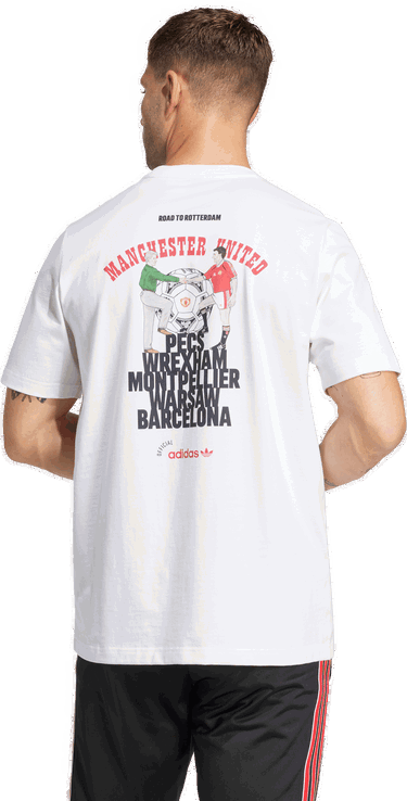 Majica kratkih rukava adidas Performance Manchester United '91 T-Shirt Bijela | JC9389, 1