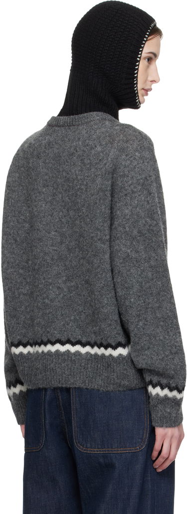 Džemper YMC YMC Atomic Zig Zag Cardigan Siva | Q8XMD, 2