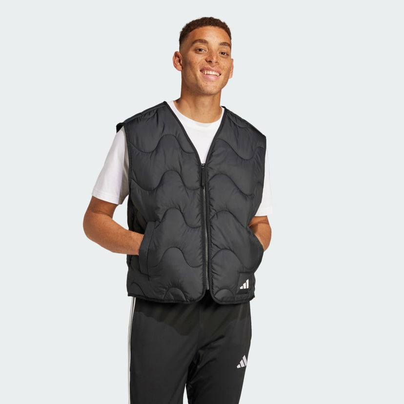 Prsluk adidas Performance Nuganic Light Insulated Vest Crna | JJ1192