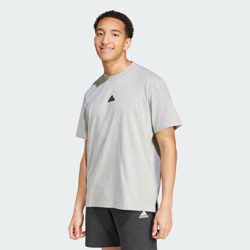 Majica kratkih rukava adidas Performance Badge of Sport Graphic Tee Siva | IW3541
