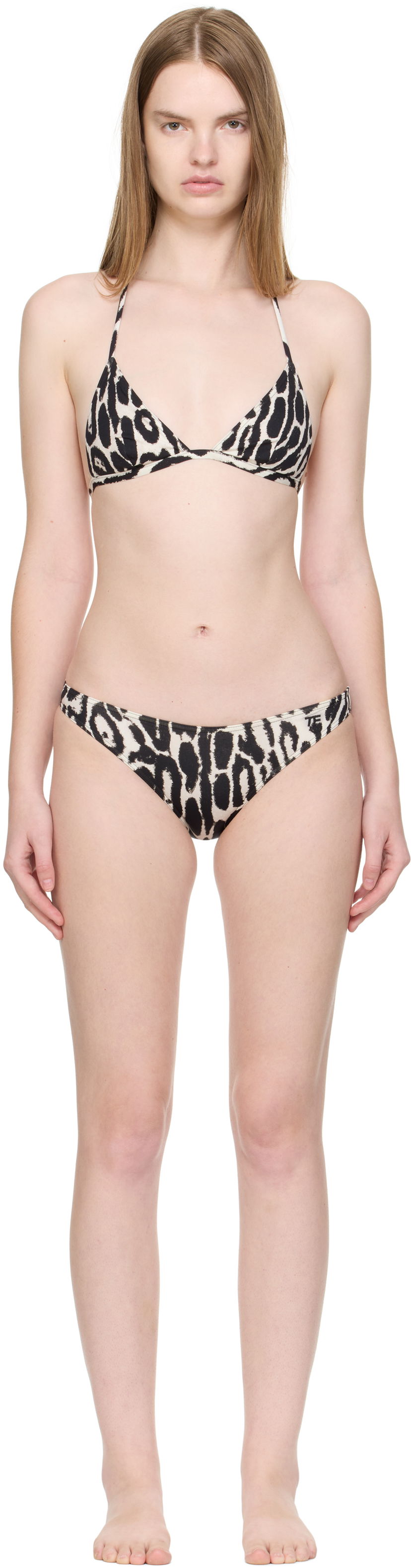 Kupaći kostimi Tom Ford Tom Ford Triangle Bikini Bež | BIJ029-JEP041