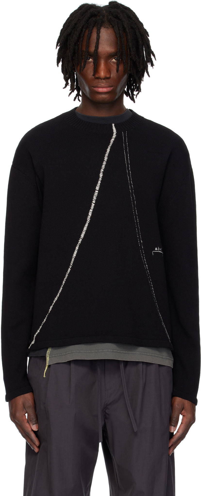 Džemper A-COLD-WALL* A-COLD-WALL* Millbank Knit Sweater Crna | ACWMK202