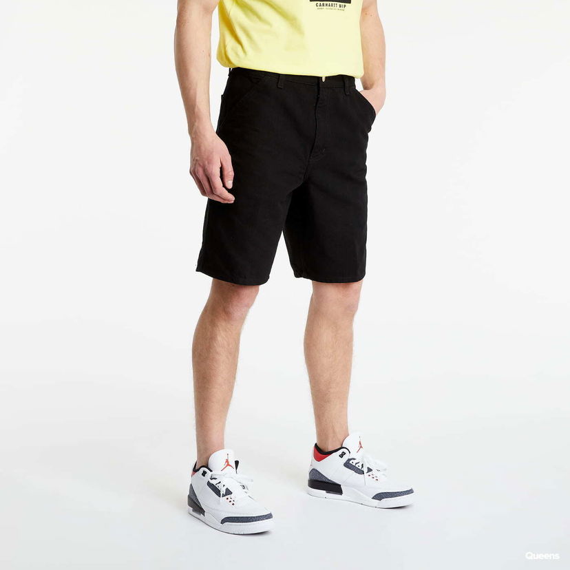 Kratke hlače Carhartt WIP Single Knee Short Crna | I027942