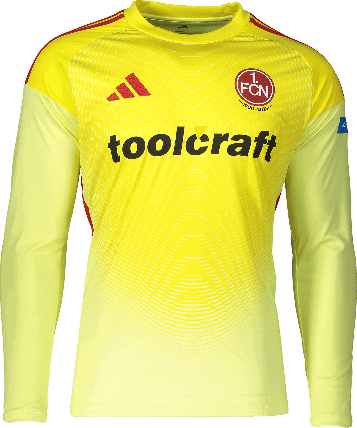 Dres adidas Originals 1. FC Nürnberg Goalkeeper 2025/26 Jersey Žuta | 6fcnjn2018, 0