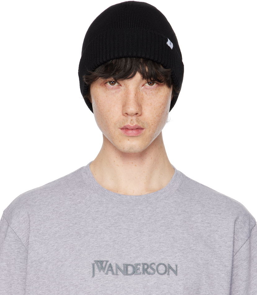 Kapica JW Anderson JW Anderson Knitted Beanie Crna | KW1370-YN0008