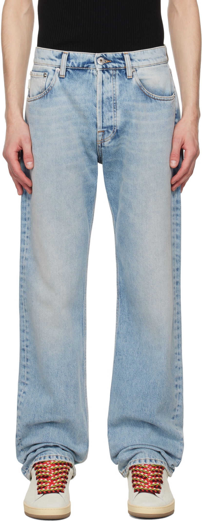 Jeans LANVIN Lanvin Straight-Leg Jeans Plava | RM-TR0147-D087-P25