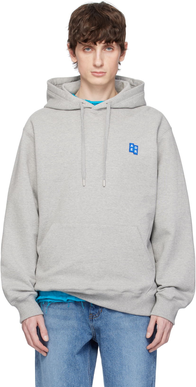 Dukserice ADER ERROR ADER error TRS Tag 01 Hoodie Siva | BO42FYHD0101GR