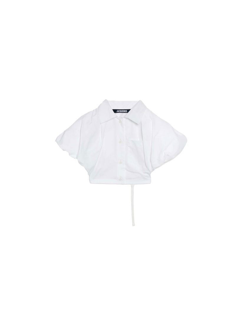 Košulja Jacquemus La Chemise Pavane Shirt Bijela | 233SH041-1454-100