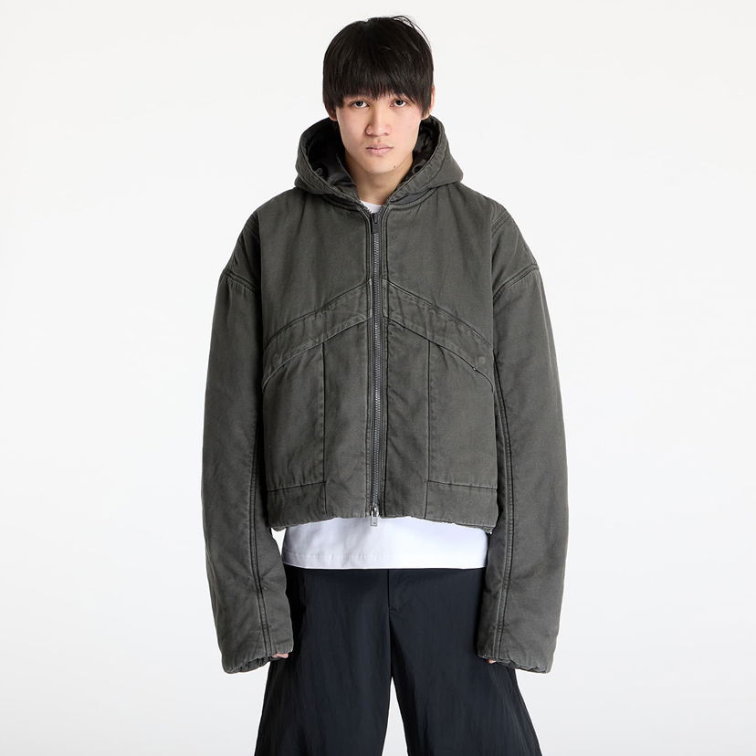 Dukserice HELIOT EMIL HELIOT EMIL Parametrical Worker Hooded Jacket Siva | SS25_M_02_110_DGY05_CO