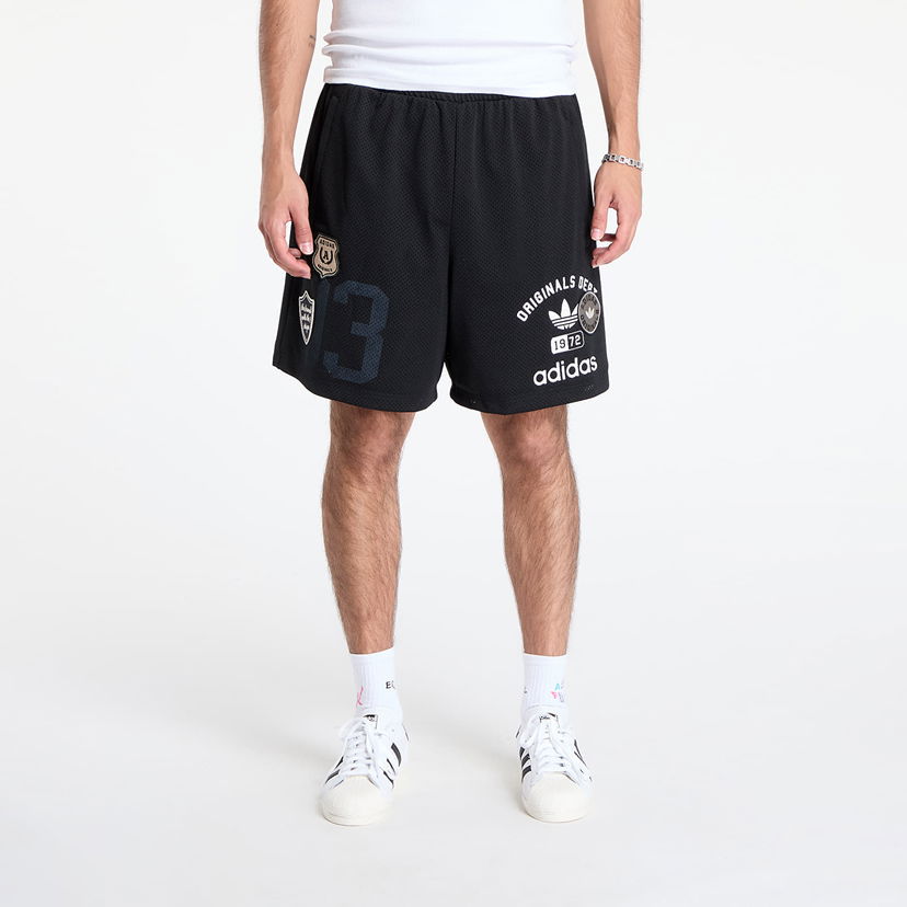 Kratke hlače adidas Originals Originals Dept. Graphic Mesh Shorts Crna | KD6230