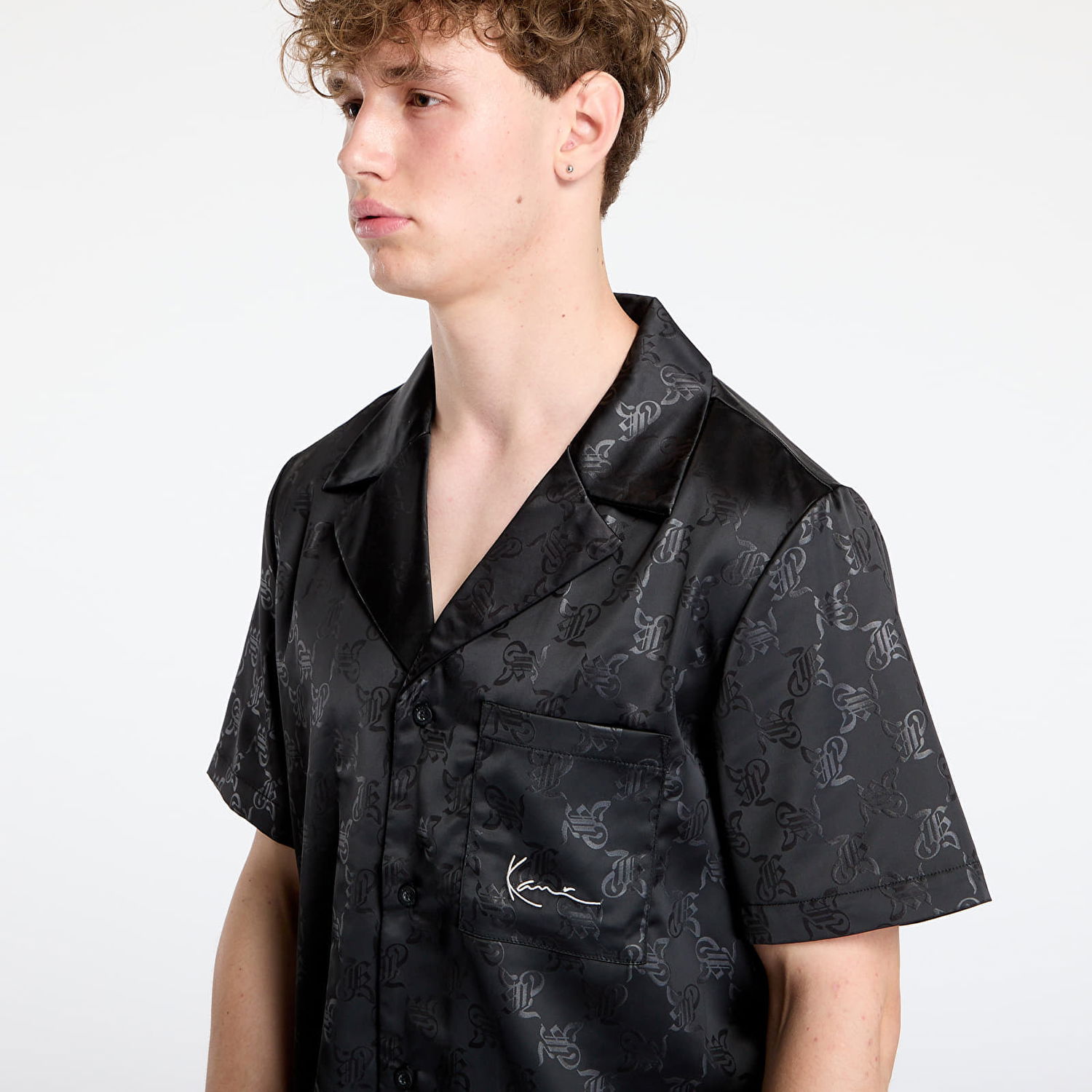 Košulja Karl Kani Karl Kani Signature AOP Resort Shirt Crna | PD00005369, 1