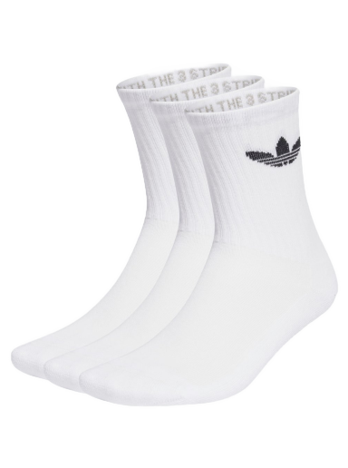 Čarape adidas Originals Trefoil Cushion Crew Socks - 3 pack Bijela | IJ5616