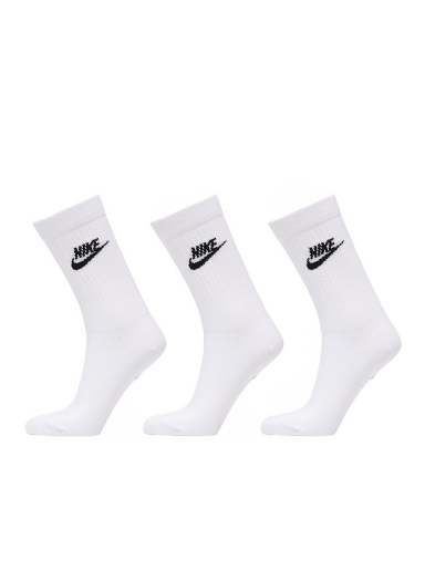 Donje rublje i čarape Nike Everyday Essential Crew Socks 3-Pack Bijela | DX5025-100