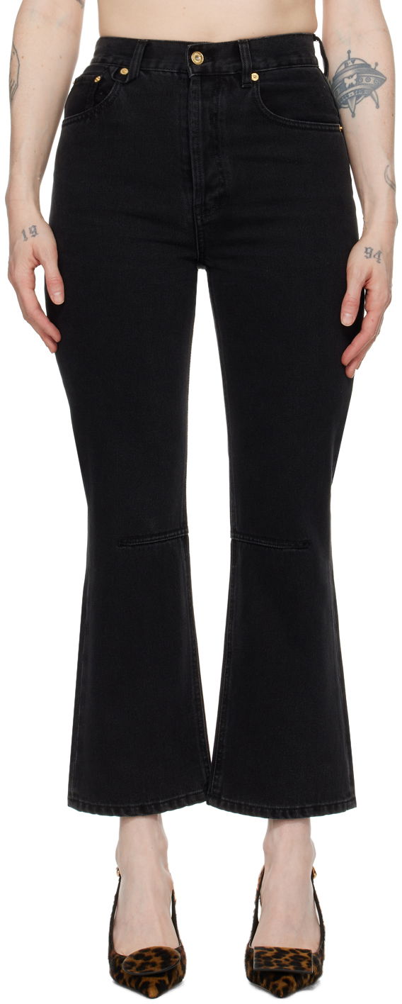 Jeans Jacquemus Black Sculptures Denim Jeans Crna | 24E241DE035-1515