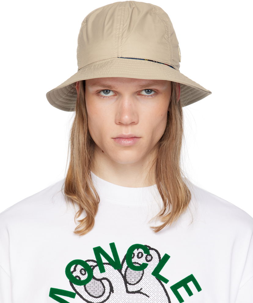Šešir Moncler Moncler Genius x FRGMT Reversible Bucket Hat Bež | K109U3B00001M5848