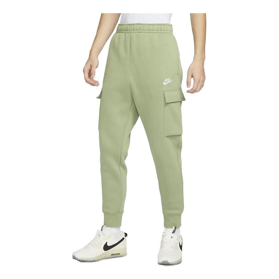 Cargo hlače Nike Sportswear Club Sweatpants Zelena | CD3130-386, 0