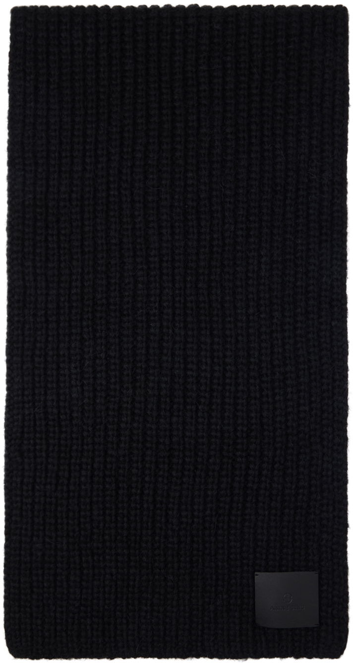 Šal Anine Bing Hannah Knitted Scarf Crna | A-12-3182-000