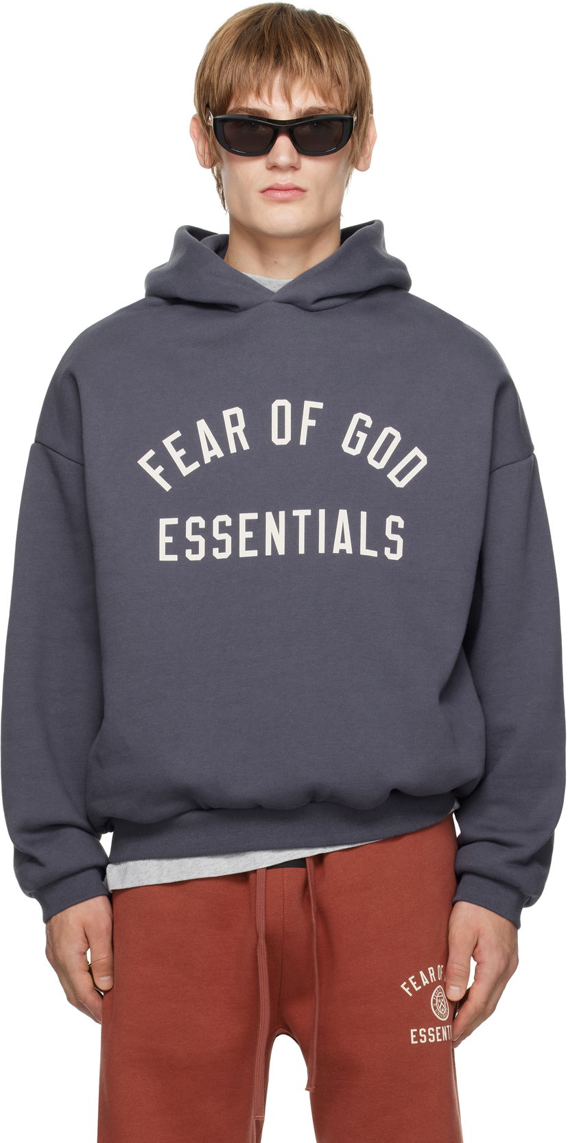 Dukserice Fear of God Fear of God ESSENTIALS Fleece Hoodie Siva | 192HO246254F