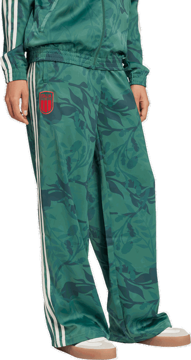 Hlače adidas Performance Italy Wide-Leg Track Pants Zelena | JJ0346, 3
