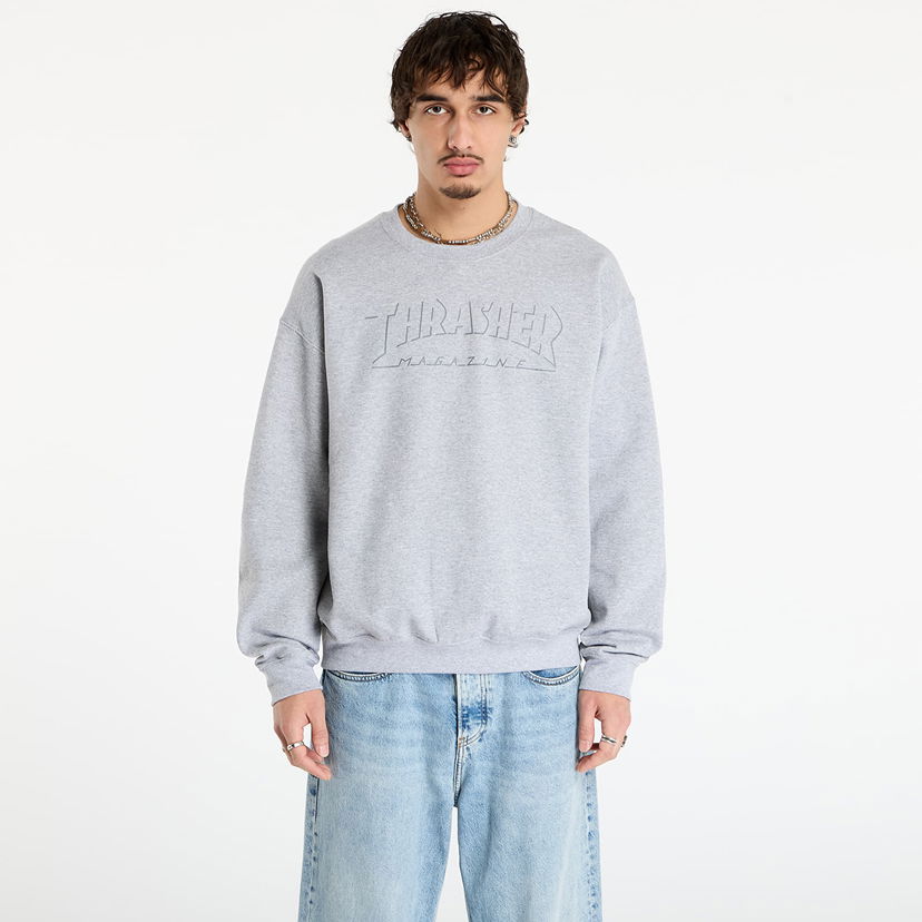 Dukserice Thrasher Thrasher Shadow Mag Logo Crewneck Siva | 145767