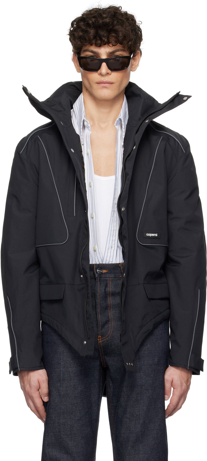 Parka Coperni Coperni Body Jacket Crna | COPOW24F3010MEN
