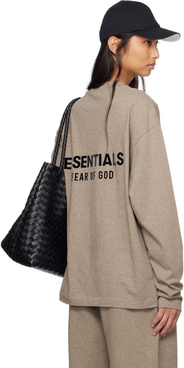 Dukserice Fear of God ESSENTIALS Classic Long Sleeve T-Shirt Siva | 125AS254201F, 2