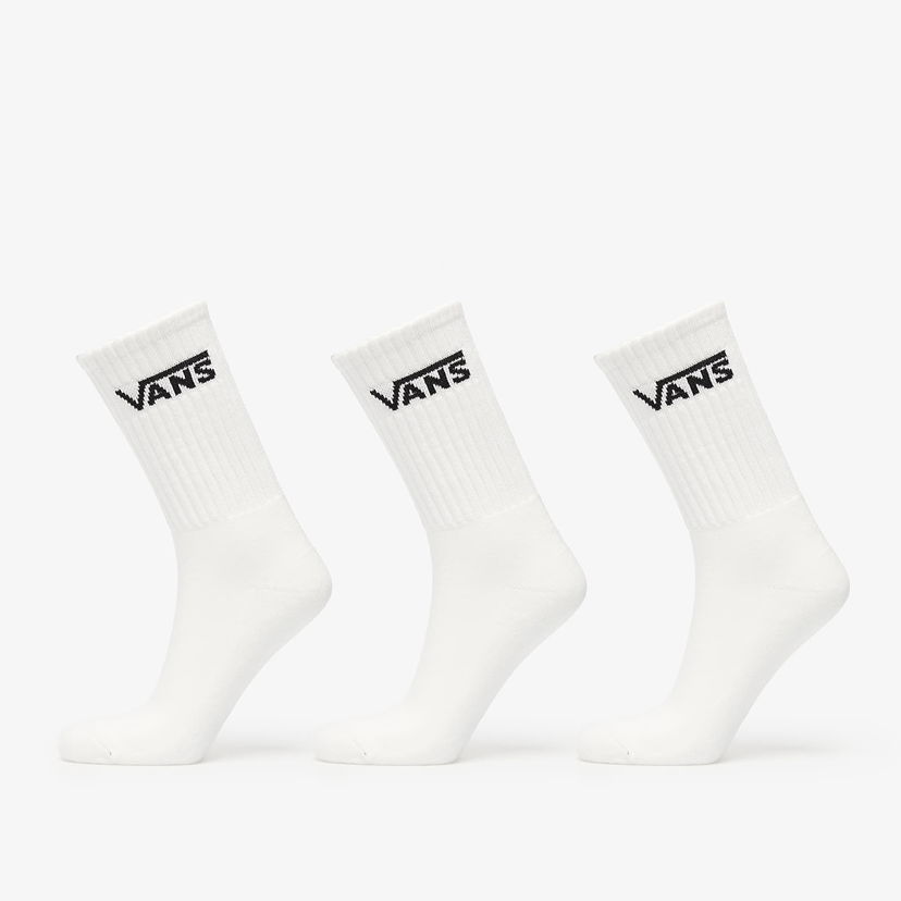 Čarape Vans Vans Classic Crew Socks, 3-Pack Bijela | VN000QBVWHT1
