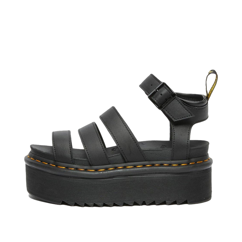 Tenisice i cipele Dr. Martens Blaire Quad Hydro Leather Platform Sandals W Crna | DM27296001
