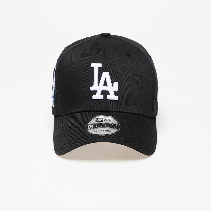 Kapa New Era Los Angeles Dodgers World Series Patch 9FORTY Adjustable Cap Crna | 60422518