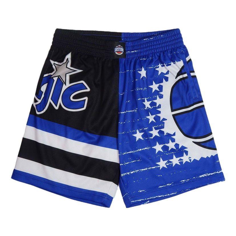 Kratke hlače Mitchell & Ness Mitchell & Ness NBA Orlando Magic Jumbotron 3.0 Basketball Shorts Plava | PSHR4984-OMAYYPPPMTWH