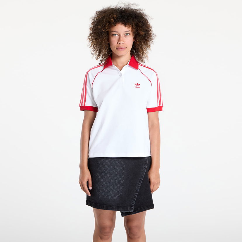 Polo majica adidas Originals SST Adicolor Short Sleeve Polo Bijela | JX7804