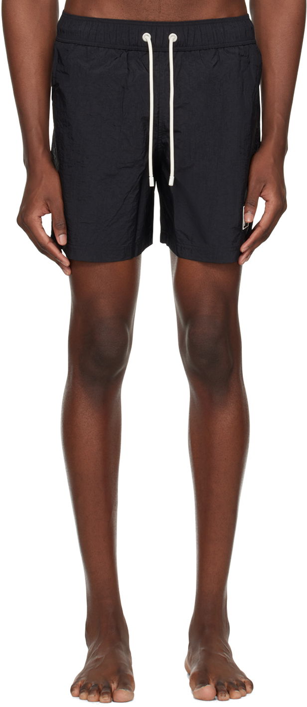 Kupaći kostimi Palm Angels Monogram Swim Shorts Crna | PMFD002R24FAB0011001