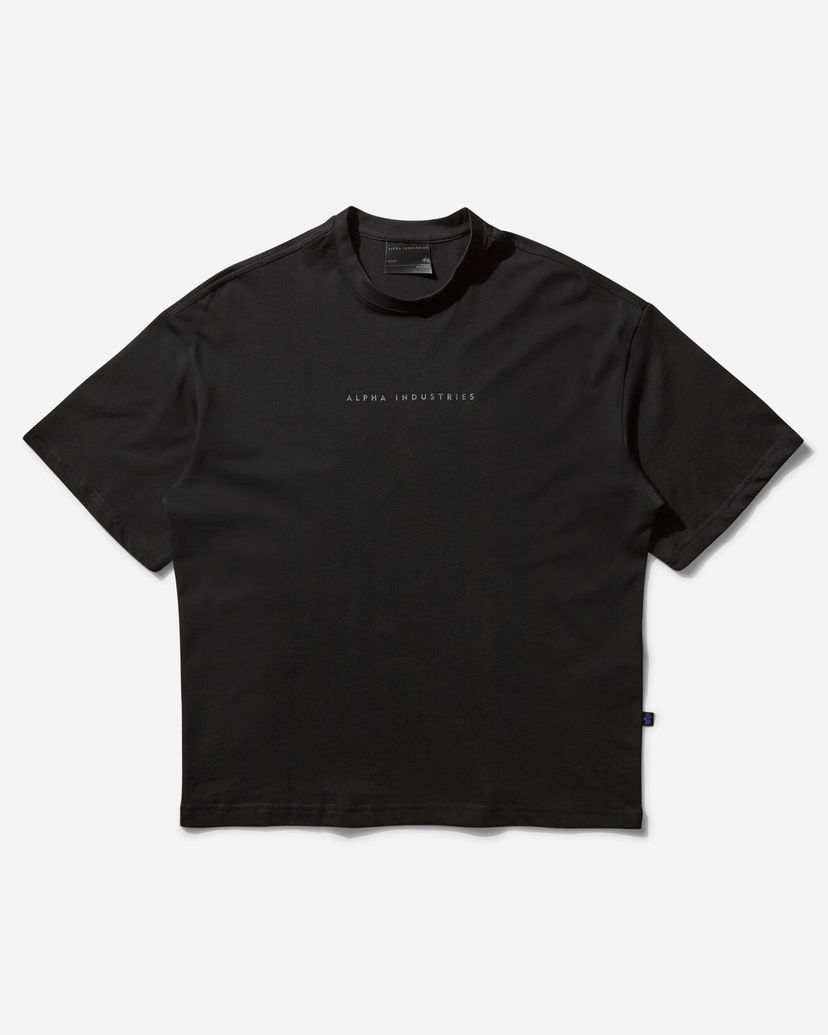 Majica kratkih rukava Alpha Industries UV Protection Base T-Shirt Crna | 756503 03