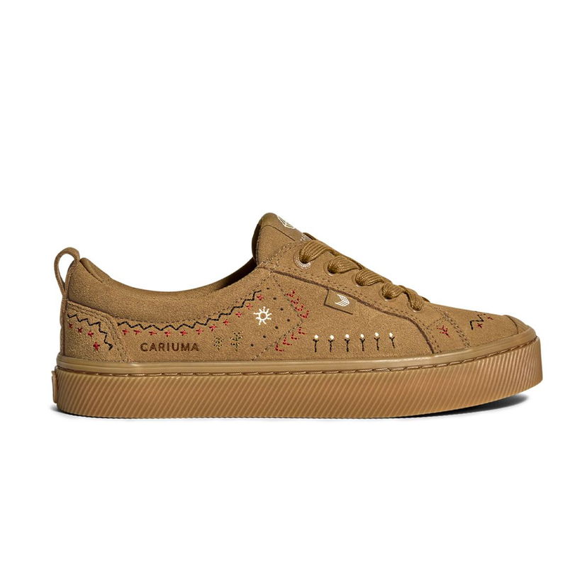 Tenisice i cipele Cariuma OCA Low Embroidered Smeđa | 100102O40