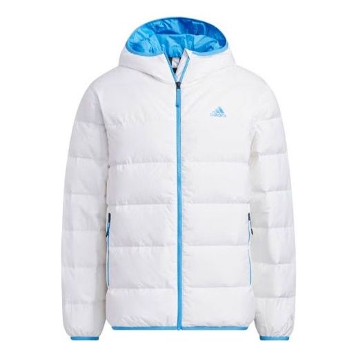 Pernata jakna adidas Originals Adidas Hooded Puffer Jacket Bijela | HZ2595