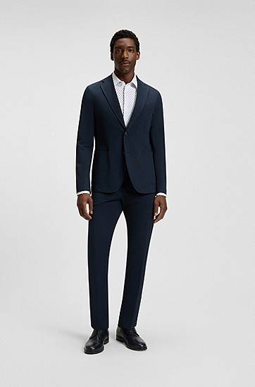 Košulja BOSS Men's Slim Fit Performance-Stretch Shirt Bijela | 50545310, 1