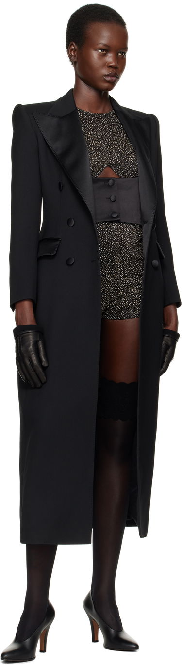 Trenčkot Dolce & Gabbana Dolce&Gabbana Double-Breasted Tuxedo Coat Crna | F0W2FT FU272, 3