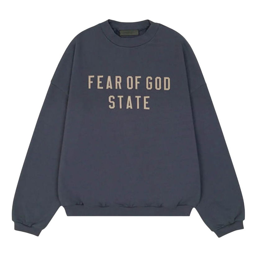 Dukserice Fear of God Fear of God Essentials Heavy Fleece Sweatshirt Tamnoplava | 192HO246234F