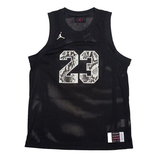 Majica bez rukava Jordan Jordan 11 Snakeskin Mesh Jersey Crna | CI0305-010