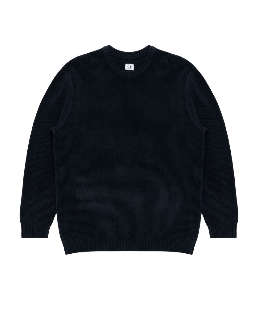 Džemper C.P. Company C.P. Company Crew Neck Sweater Tamnoplava | 19CMKN017A005558G-888
