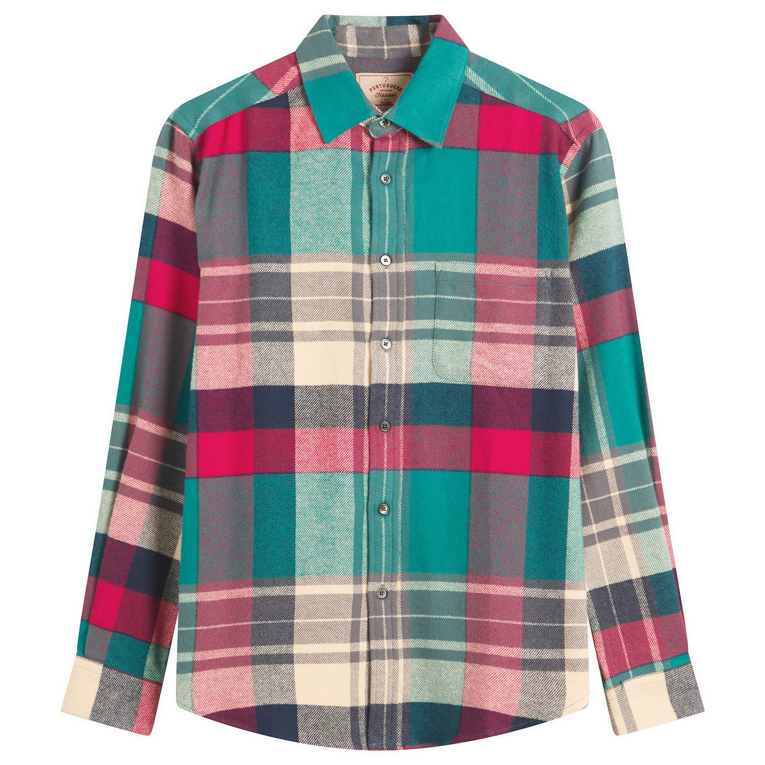 Košulja Portuguese Flannel Tintor Flannel Check Shirt Višebojno | AW25074-GRN, 0