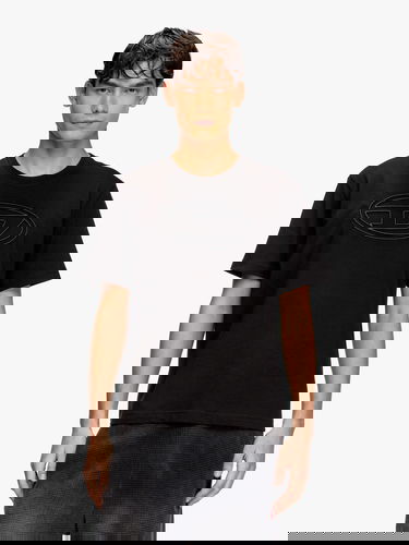 Majica kratkih rukava Diesel Diesel Oval Logo T-Shirt Crna | A174020NJBM9XX, 2