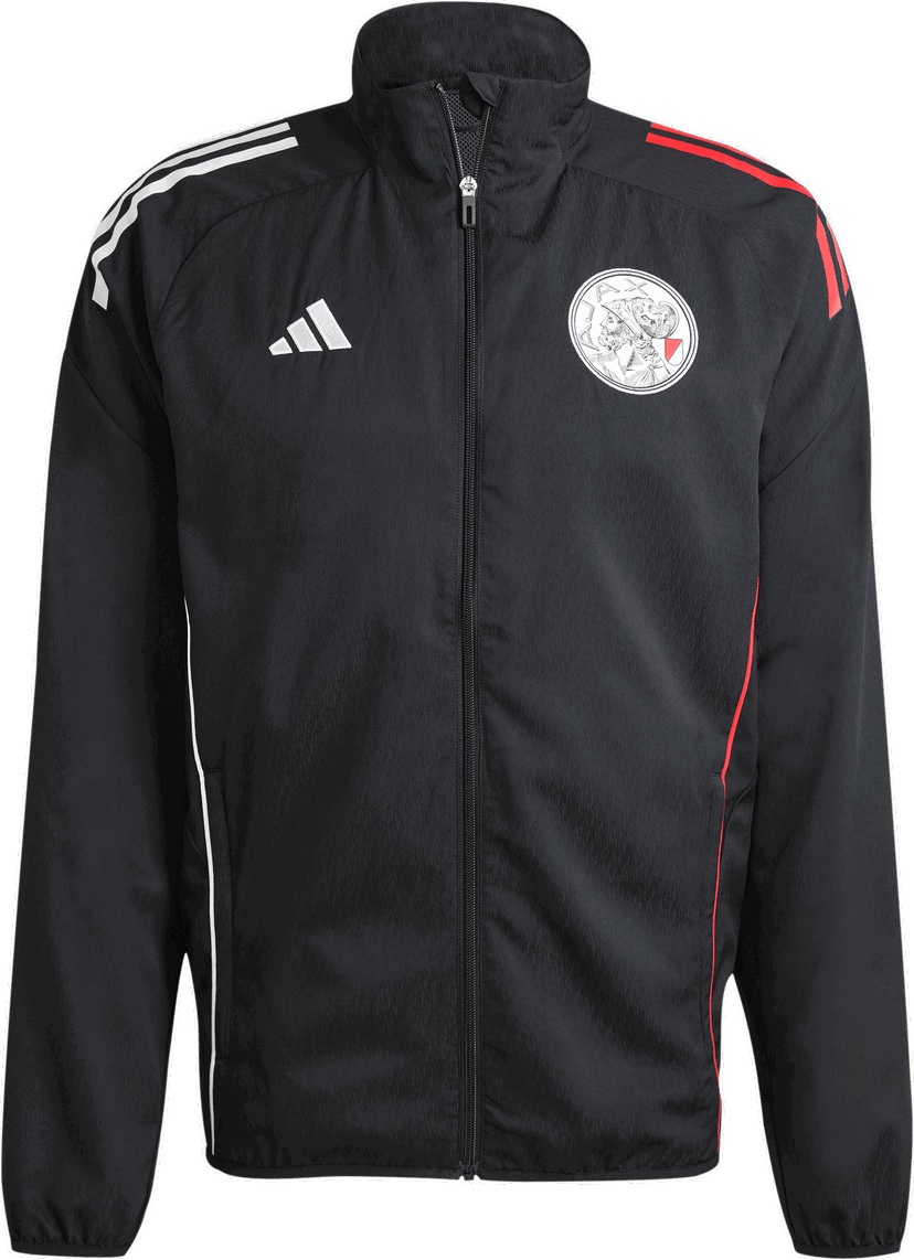 Vjetrovka adidas Originals Ajax Amsterdam Prematch Jacket 2025/26 Crna | jp1759