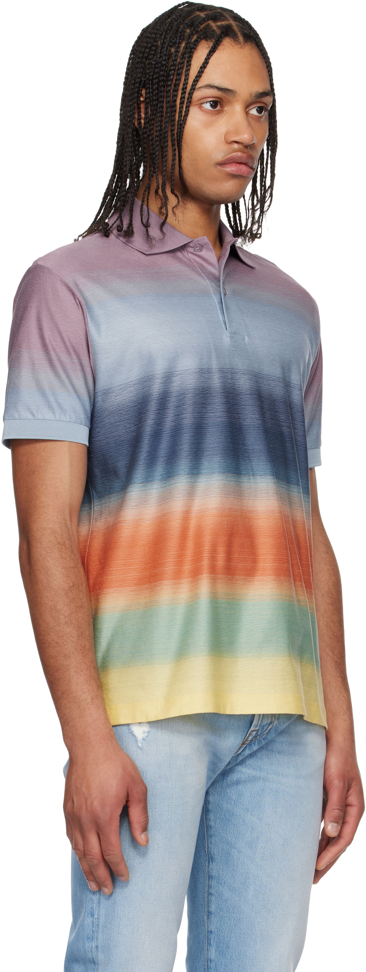Polo majica Paul Smith Paul Smith Smith Stripe Cotton Polo Višebojno | M1R-958P-P02662, 1